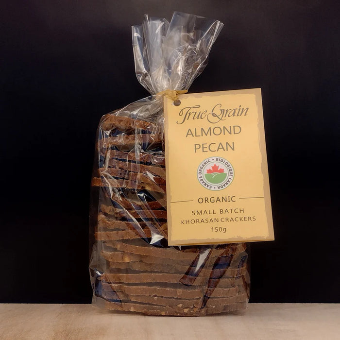 Almond Pecan Khorasan Crackers