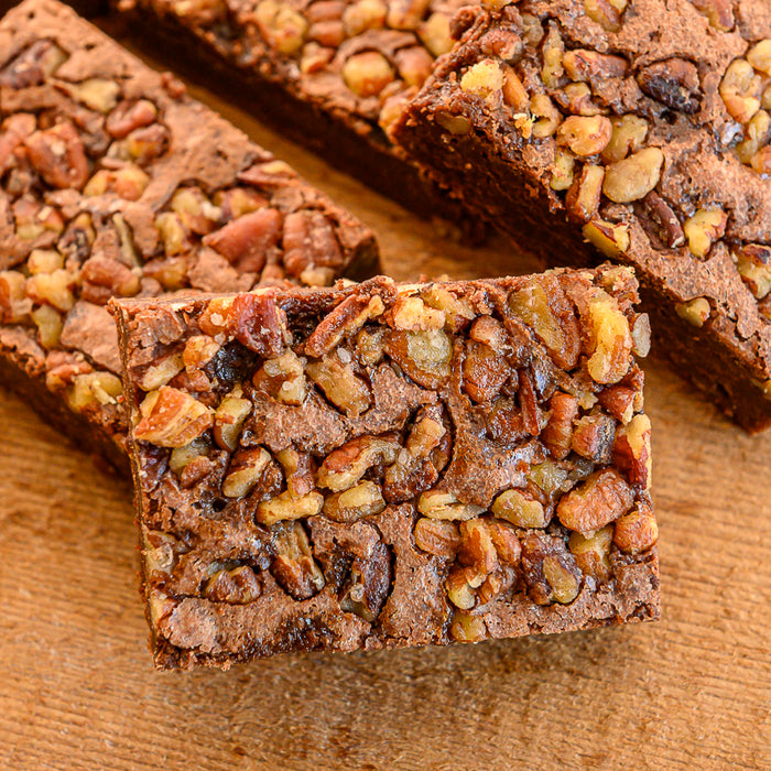 Chocolate Salted Pecan Spelt Brownie Tray