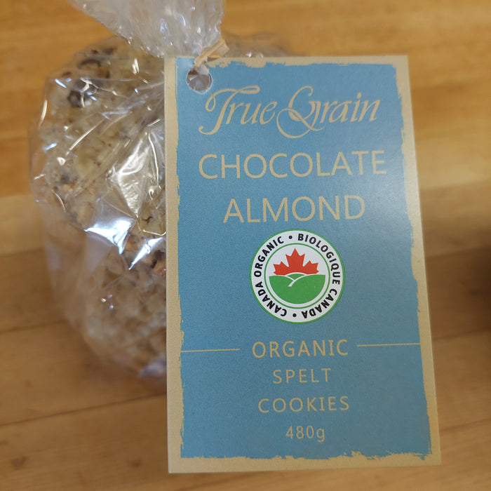 Chocolate Almond Spelt Cookies 6 pack