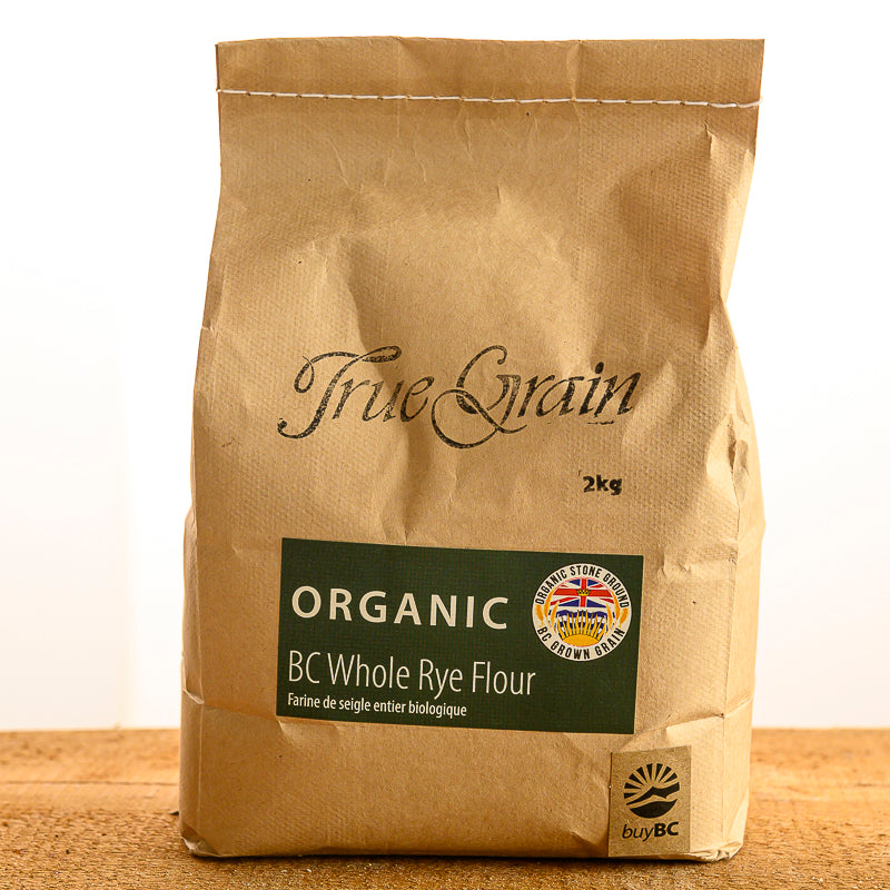 Organic BC Whole Rye Flour — True Grain Bakehouse Summerland